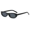 Women's Retro Oval Sunglasses Black Small Frame Fashion Brand Trendy  Points Sun Glasses Ladies Star Shades UV400 Eyewear