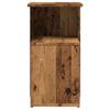 Side Table Reclaimed Wood Effect 36x30x56 cm Engineered Wood