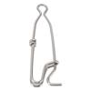 2PCS Stainless Steel 304 Fishing Line Clips High Strength Fishing Snap Fishing Clip Land Fishing
