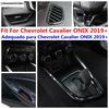 Painel de Câmbio / Levantador de Vidro / Volante / Saída de Ar Condicionado Moldura de Acabamento em Fibra de Carbono Para Chevrolet Cavalier ONIX - 2024
