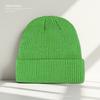 Solid Color Simple Knitted Hat for Women Autumn and Winter Warm Woolen Hat New Pullover Hat  Versatile Cold Hat for Men