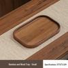 Kemeiruite Chinese Style Walnut Wooden Serving Tray