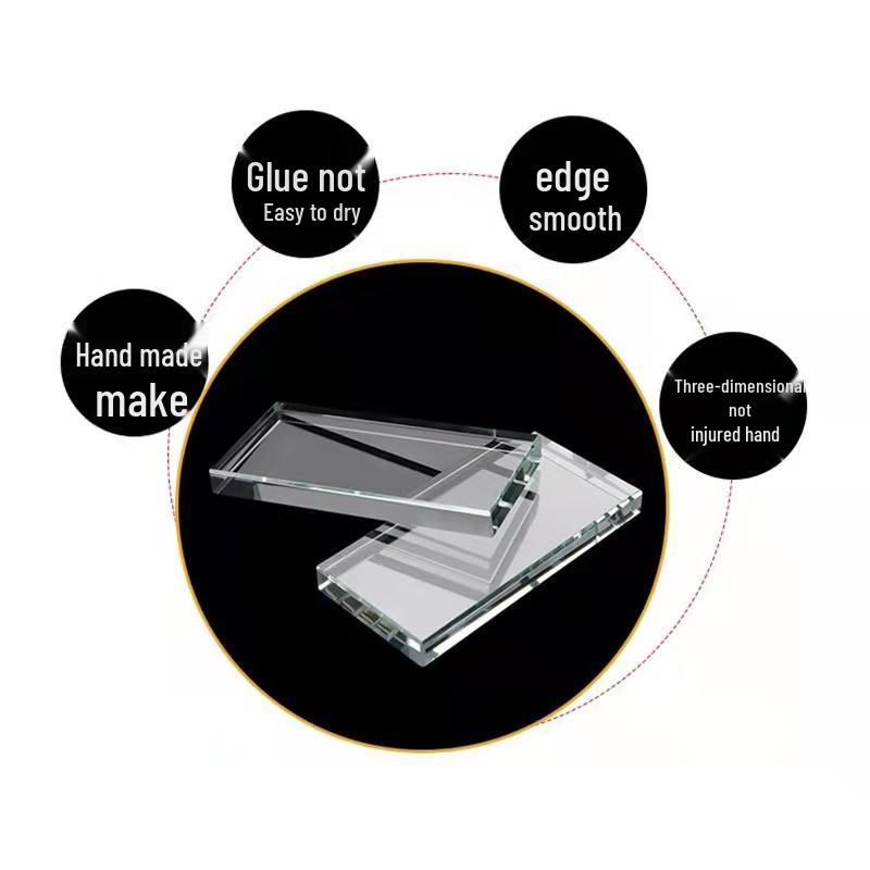 Eyelash Extension Crystal Glass Dropper Pad