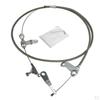 Heavy Duty Braided Throttle Transmission Kickdown Cable Detent for C4