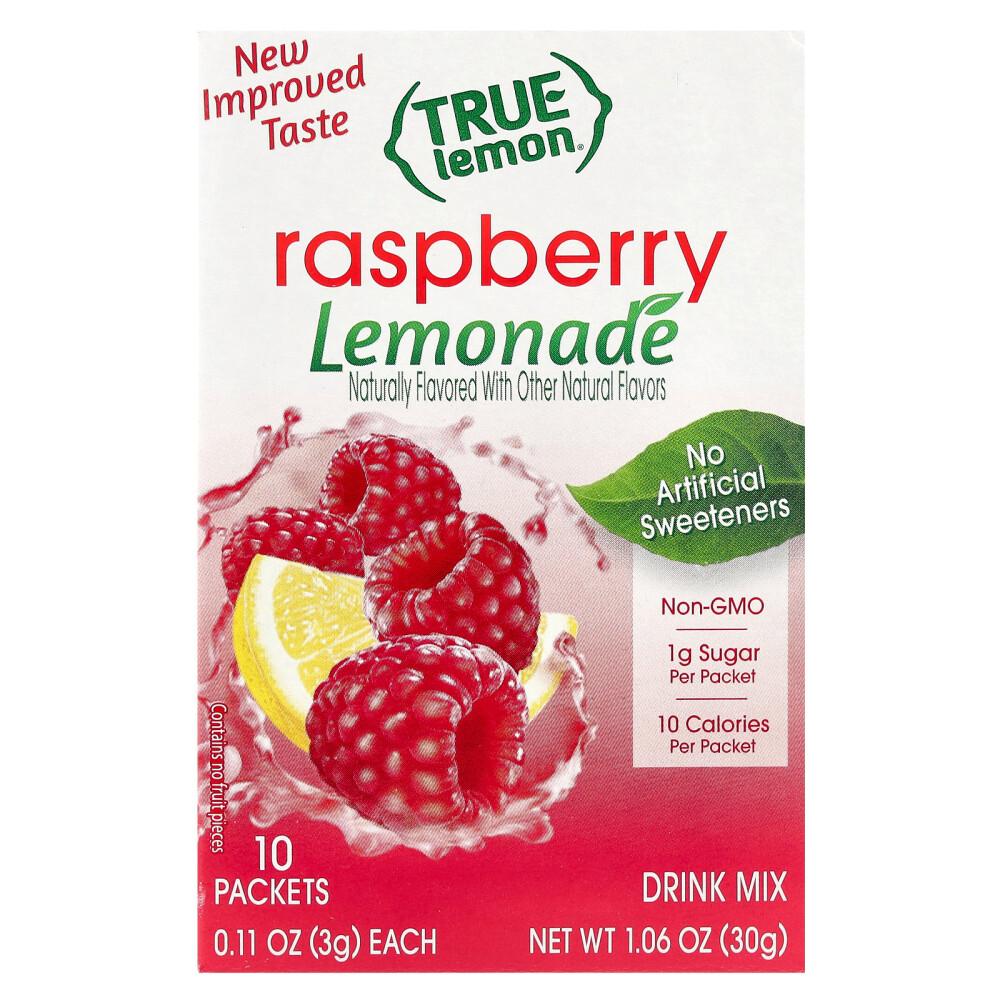 True Citrus True Lemon Raspberry Lemonade Drink Mix, 10-Pack