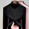 Autumn Winter High Quality Plain T Shirt Women Elastic Basic Warm Turtleneck T-Shirts Female Casual Tops Long Sleeve Sexy Tops