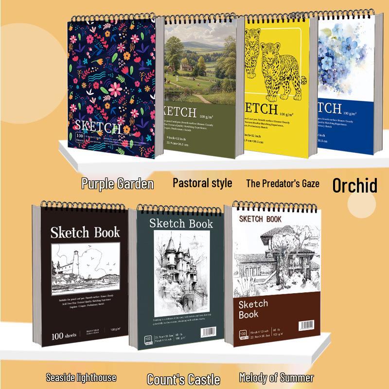 A4 Sketchbook for Students: Blank Art & Drawing Paper for Colored Pencils