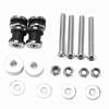 Backrest Sissy Bar Mounting Bolts Waterproof Motorcycle Docking Hardware Kit Chrome Finished for