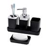 5pcs/set Toothbrush Holder 5pcs Bathroom Accessory Set Non Slip Bathroom Organizer Set  for Hotel
