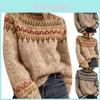 Stilvoller Damen Pullover Jumper Lässige Oberteile Mit Elegantem Halbkragendesign Für Den Winter