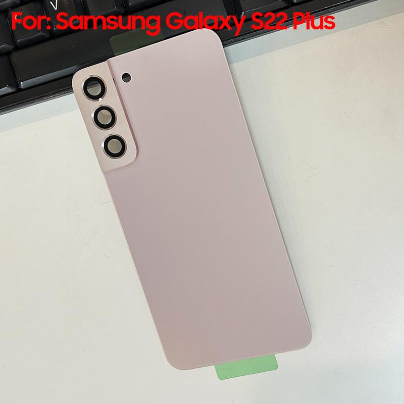 Glass Housing Back Cover Cases For SAMSUNG Galaxy S22Plus S22+ S22 Phone Rear Battery Door Phone Cover Back Cover with Tool