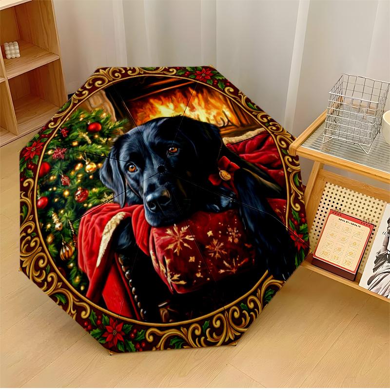 

Bernese Mountain Dog color Printed umbrella windproof folding umbrella portable sun and rain umbrella suitable for gifting