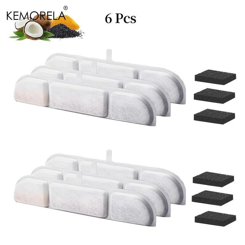 6/12PCS Cat Water Fountain Filters Replacement - with Activated Carbon Fit for Most Waterer Clean Drinking Water for Cats Dog