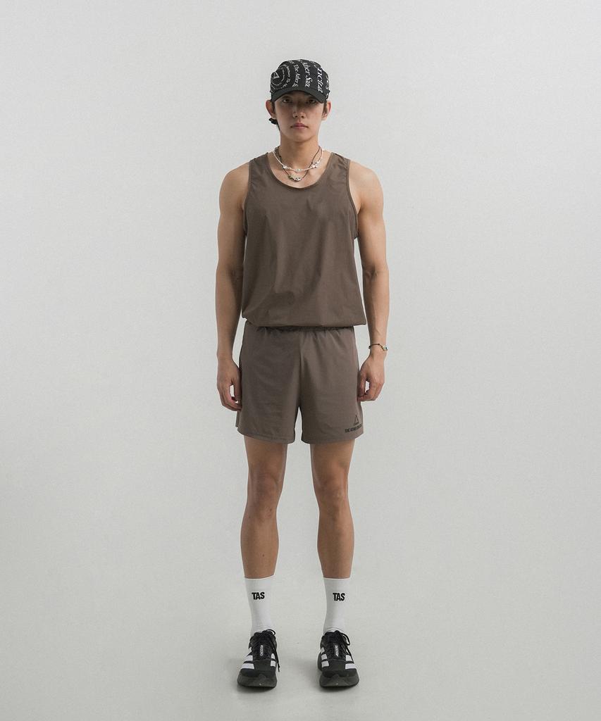 Diadeosaengchyueoli Lace Flow 5-Inch Shorts (Dark Brown)