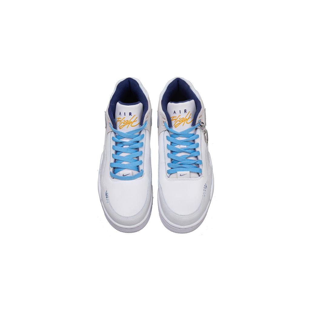 Nike Flight Legacy Star River Cushioning Abrasion Resistant Height Increasing Mid Top Vintage Basketball Shoes Men's BQ4212-102(Team1240-)
