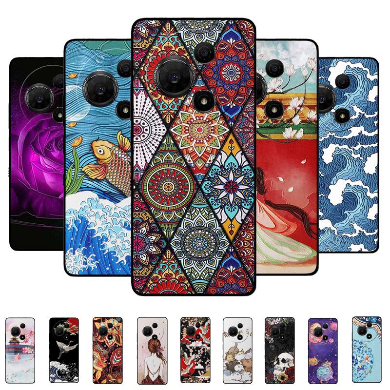 3D Relief Embossed Cover For TCL 60 NxtPaper 4G Case Soft Silicone Back Cover For 60 NXTpaper 4G 3D Relief Funda TCL 60 NXTpaper