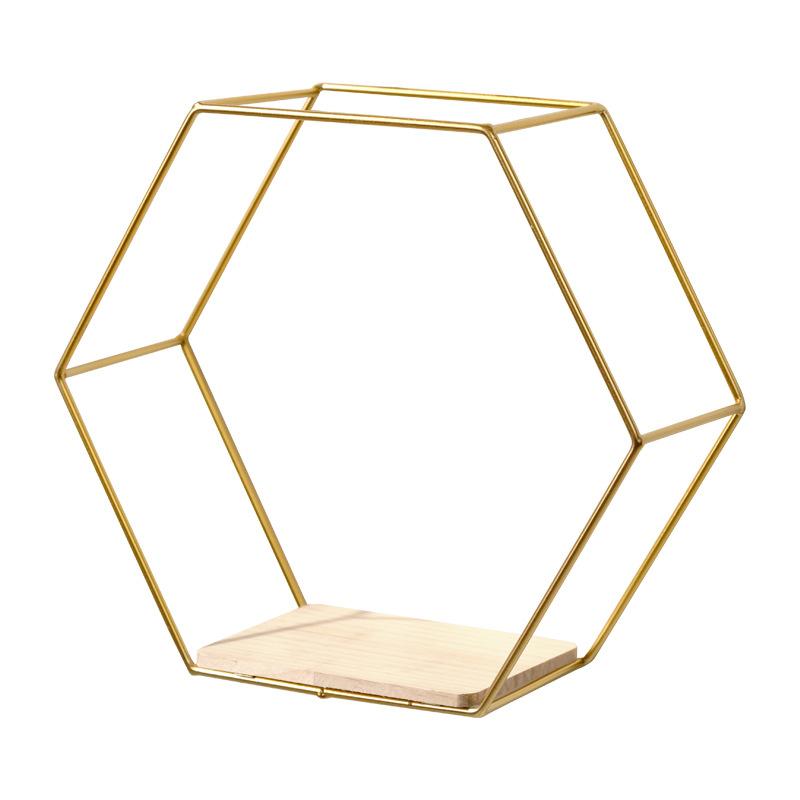 Ironwork Storage Rack Wall-mounted Living Room Wall OrnamentsFigurine Storage Rack Room Wall Decoration and Wall Ornaments