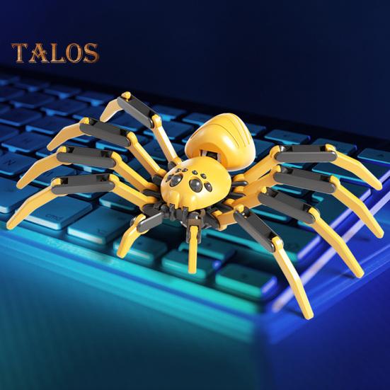 3D fargerik gigantisk edderkoppfigur Bevegelige ledd Edderkoppmodell Realistisk dyredekorasjon Pedagogisk edderkoppmontering Lekebordspynt