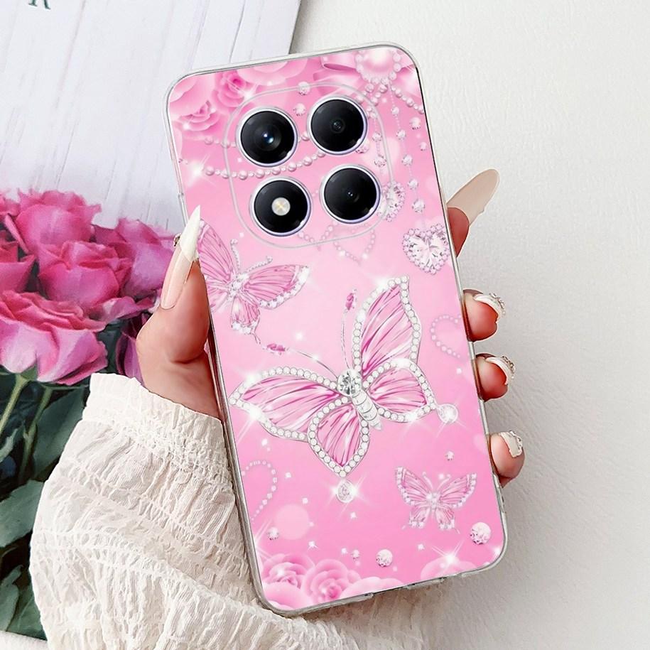 For Xiaomi Redmi Note 14 Pro Plus Case New Popular Flower Marble Soft Silicone Cover For Xiaomi Redmi Note 14 Pro Global Capinha