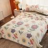 Decke Weiche Warme Korallen Fleece Decke Winter Blatt Bettdecke Sofa Plaid Licht Dünne Atmungsaktive Fleece Decke