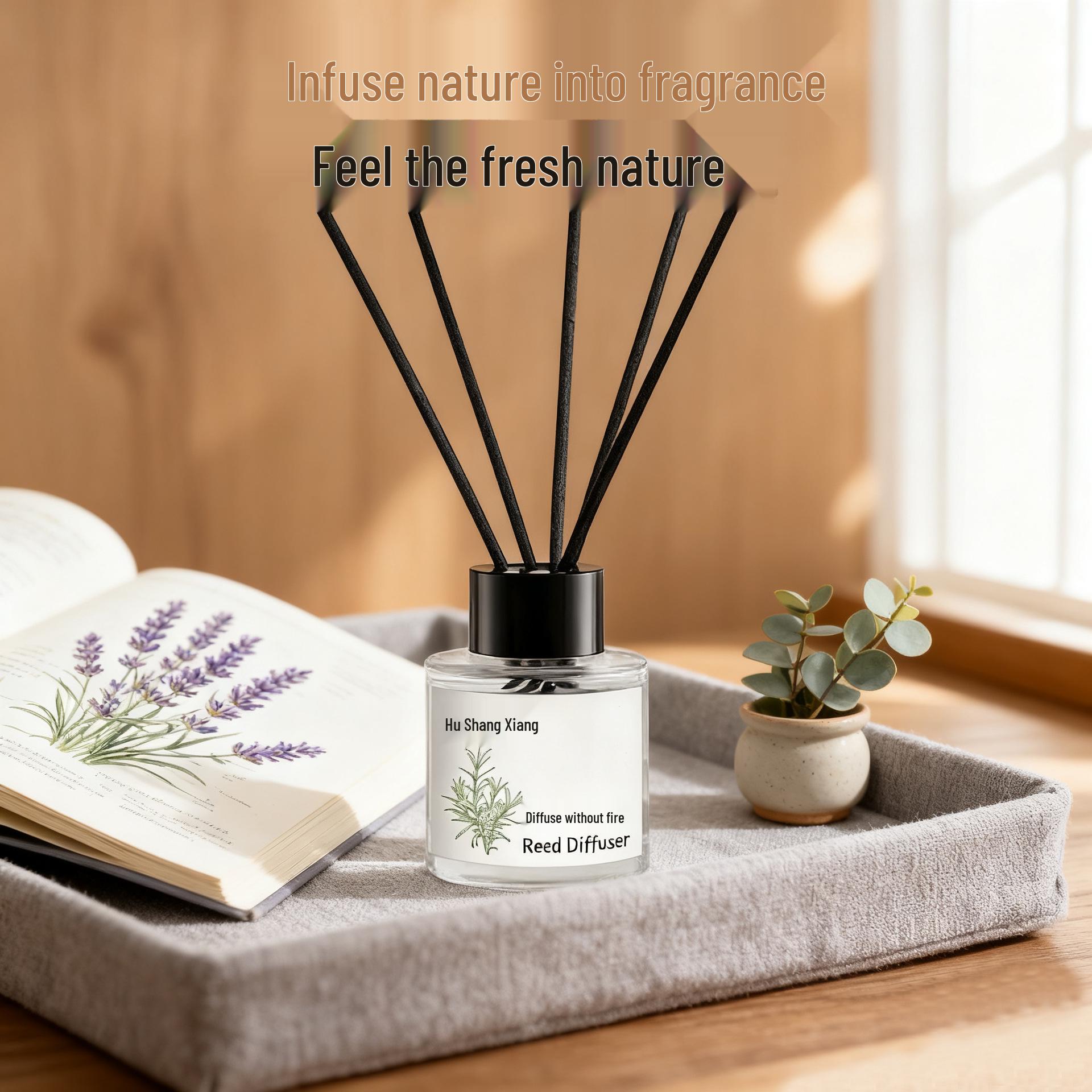 Christmas Flameless Aroma Diffuser Ornament for Home or Bathroom - Long-lasting Scent, Rattan Design Gardenia Blossom (Pure Gardenia Aroma)