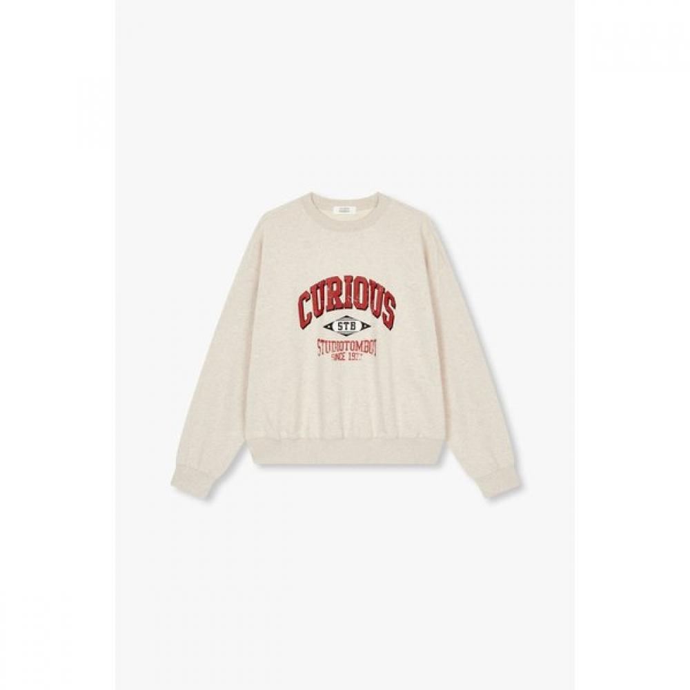 

Studio Tomboy Crew Neck Sweatshirt Curious Tomboy 9175122975ar 99 (black)/One size