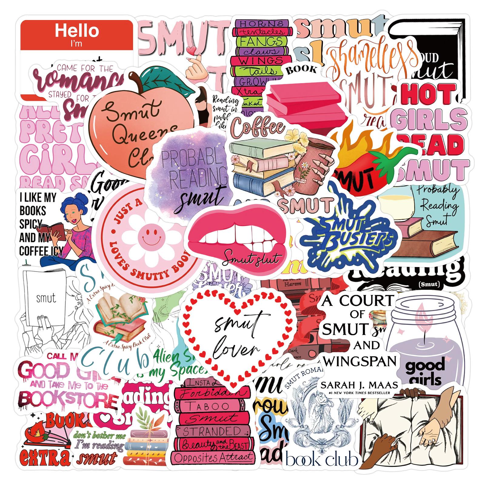 

60 New Smut Graffiti Stickers Decorate Suitcase Notebook Guitar Cartoon Stickers