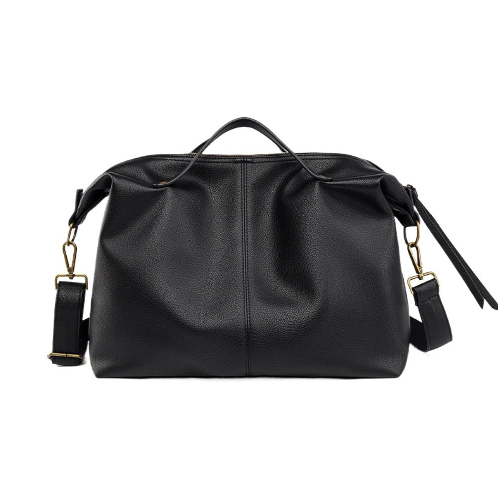 Simple Retro Large Tote Bag Soft Touch PU Leather Lazy Loose Feeling Women's Shoulder Bags Fashion Autumn and Winter New Large Capacity Messenger Bags