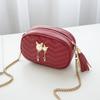 Guangzhou Women's Bag Summer New Fashion Diamond Small Round Bag Shoulder Messenger Bag Chain Women's Bag