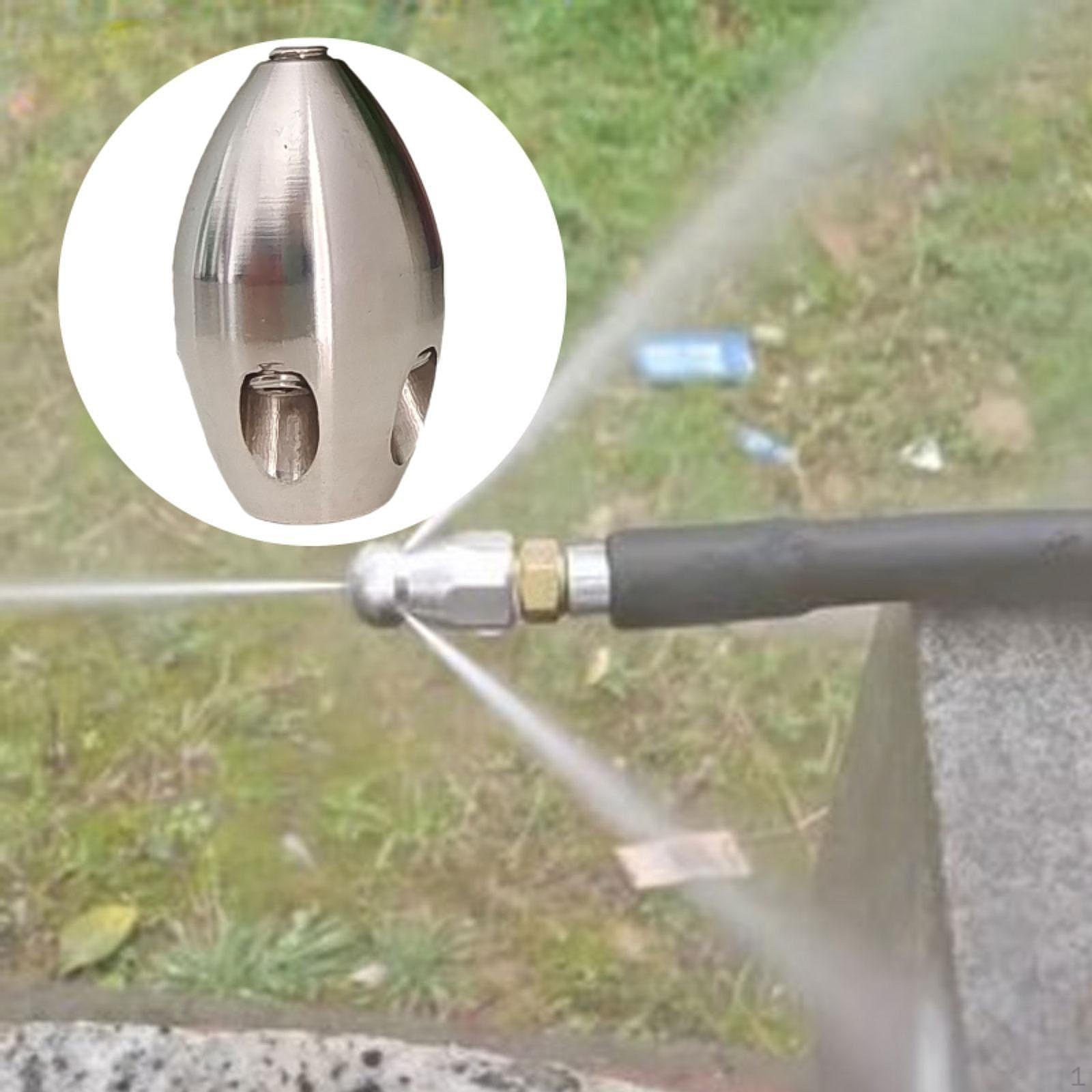 

Насадка-распылитель Jetter, распылитель для труб, универсальная мойка, чистка, прочистка, разбрызгиватель воды 100L