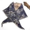 Bensu Jiuyi's Vintage Sand-Washed Double-Yarn Pure Cotton Triangle Scarf: Wear as Headband, Bandeau, or Butt Curtain.