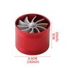 Universal Supercharger Car Turbo- Air Intake Turbine Gas-Fuel Saver Fan Turbine Single Propeller Air Intake Turbonator