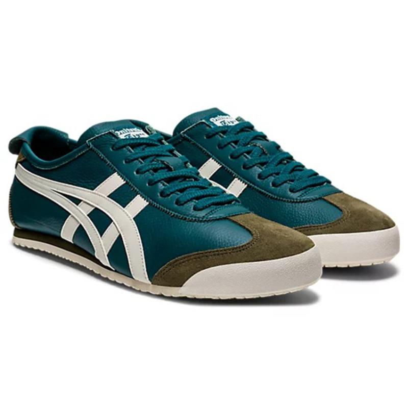 ONITSUKA TIGER Mexico 66 Velvet Pine Cream Sneakers 1183A201-302