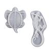 Silicone Epoxy Mold Crafts Moulds Home Wall Decorations Turtle/Gecko Shaped Ornaments Molds Silicone Material for Crafts