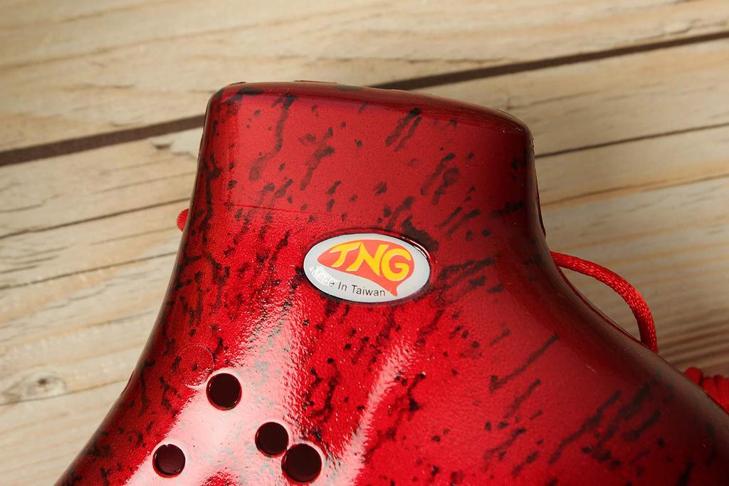 TNG Ocarina Instrument Plastic AC Ocarina Tube Playing Resin Fingering Chart Included [12 Holes/Triple/Alto/C Key] (Red)