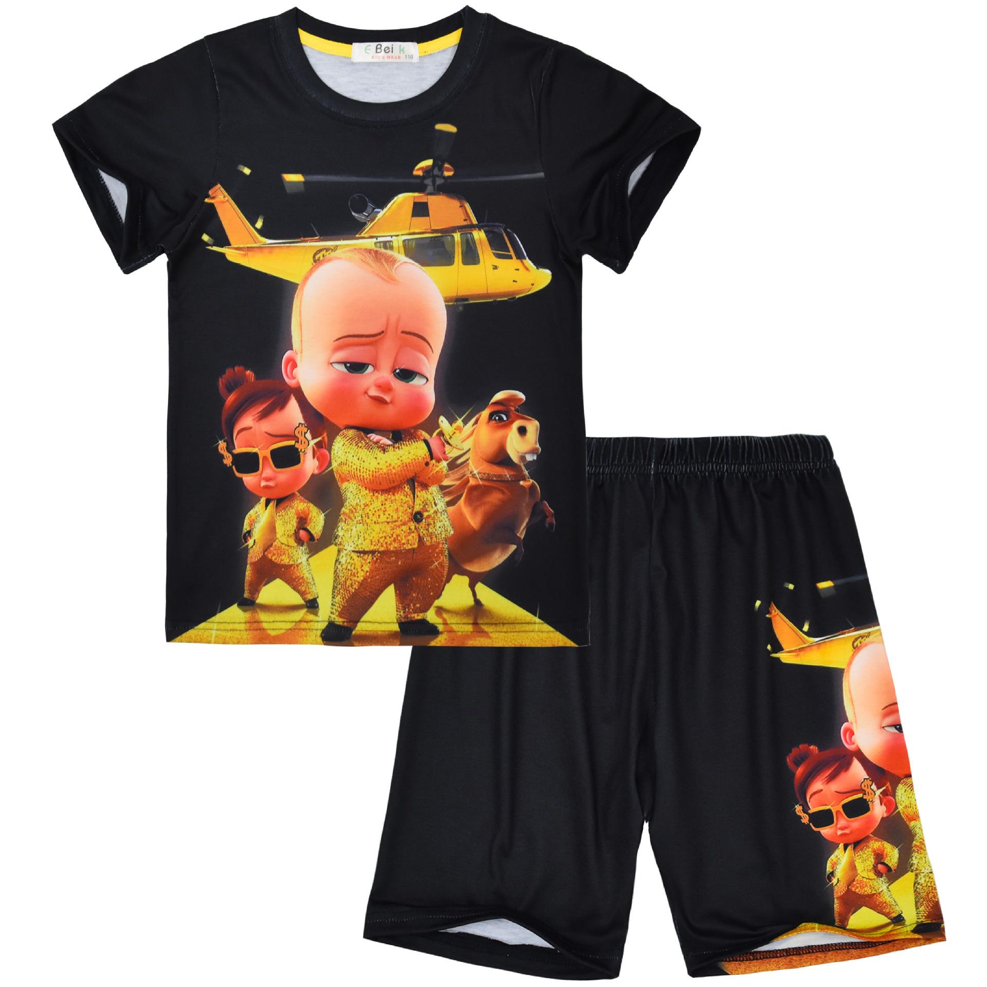 

Cartoon Children S Set, Baby Boss 2 Children S Short-Sleeved 100-140 Loungewear Set 846 140