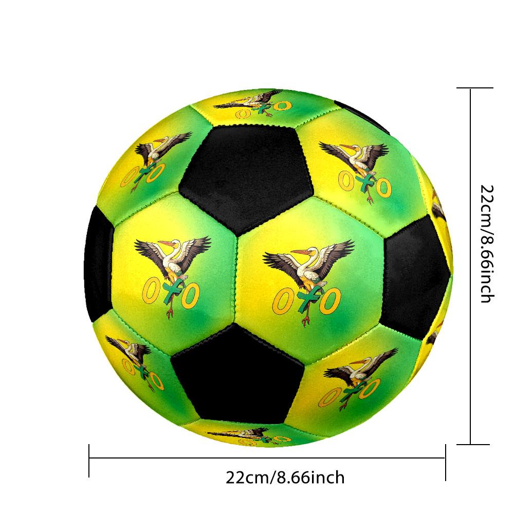 1pc ADO Den Haag Soccer Ball Size 5 Indoor Soccer Ball Fashion Colorful Backyard Game - Great For Sports Fans Gift HE6
