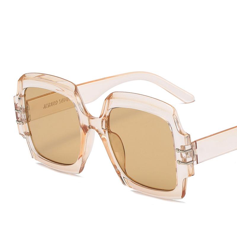 Exaggeration Square Sunglasses Women Designer Luxury Man/Women Cat Eye Sun Glasses Classic Vintage UV400 glasses lenses Outdoor