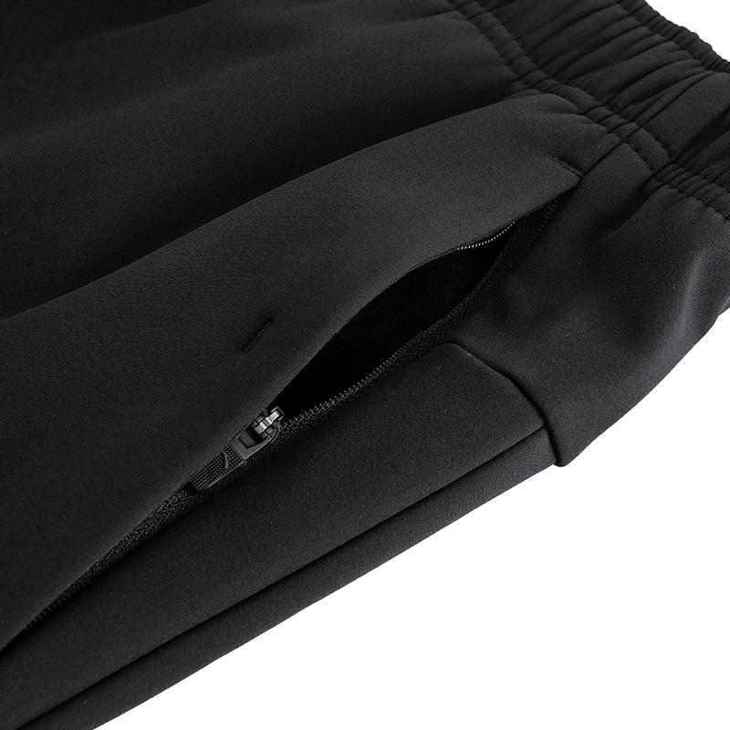 Anta Training Series Solid Color Casual Simple Mid Waist Warm Fleece Sports Long Pants Men Bottoms 152547508N-3