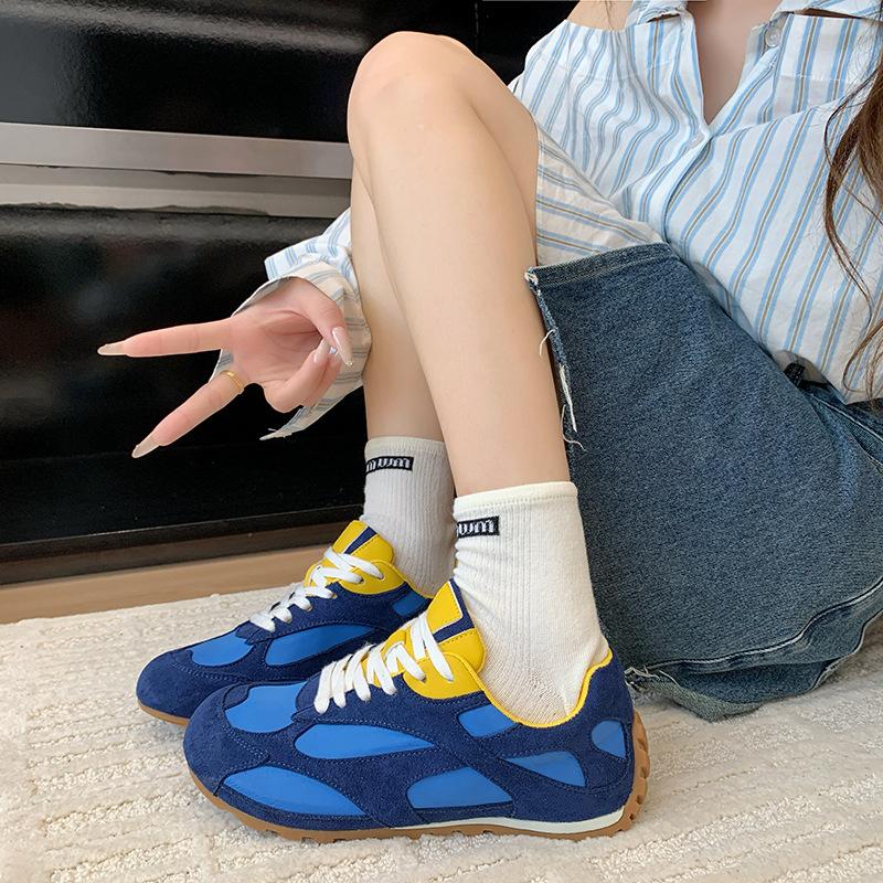 Mango head German training shoes women's 2025 new retro color matching breathable soft sole comfortable sports and leisure versatile Forrest Gump sho