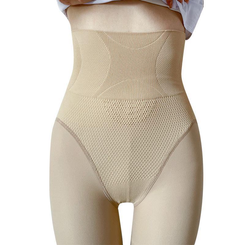 

Женские леггинсы из утолщенного бархата с высокой талией — телесного цвета, не скручивающиеся, колготки с имитацией голых ног для осени и зимы One Size