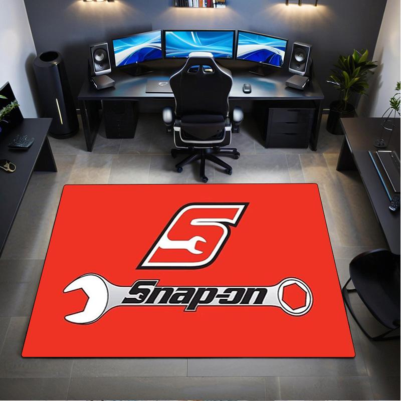 1Pc Snap On Tools Print Rug - Home Decoration Carpet For Living Room Bedroom Flooring Computer Chair Area Rug