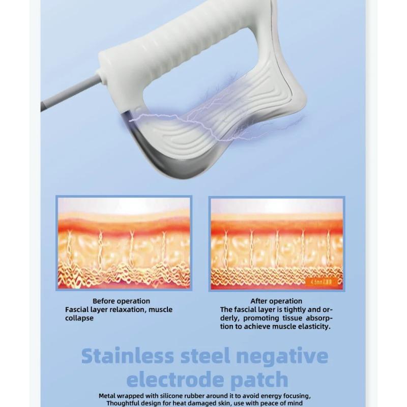 Portable 448KHZ RF Tecar Therapy Machine - RET & CET Diathermy, Body Slimming, Pain Relief, Skin Tightening, INDIBA Deep Care