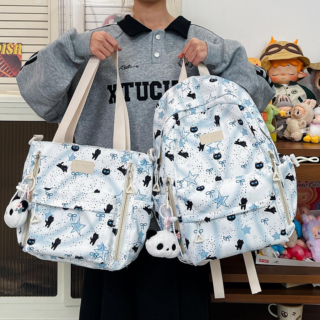 Schoolbag schoolbag junior high school girls high school students 1011 new high value large capacity college students backpack men travel bag