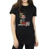 Pinocchio Damen/Damen klassisches Baumwoll-Boyfriend-T-Shirt