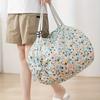 Foldable Shopping Bags Foldable Storage Bag With Handle Portable Travel Camouflage Handbags Large Capacity Nylon Bag