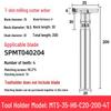CNC T-Slot Milling Cutter with HTS Three-Sided Blade, Shank Thickness: 6, 8, 10, 12 Mm