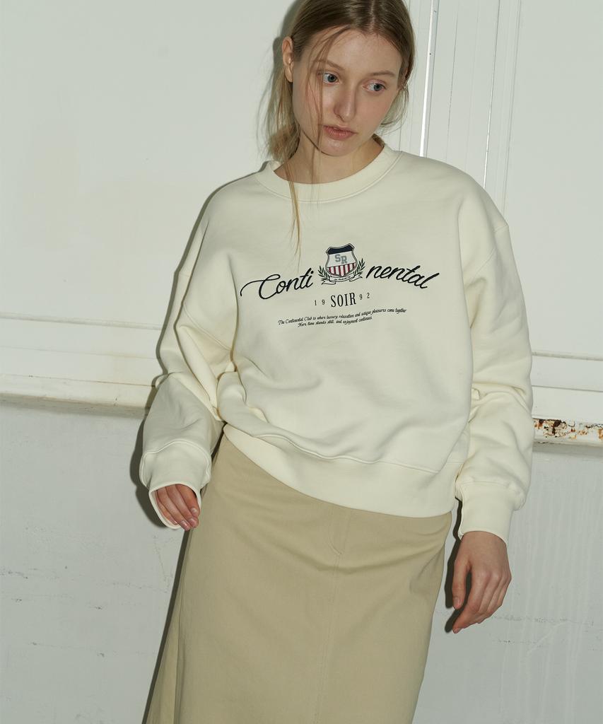 Soire A Line Cotton Skirt - Beige
