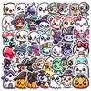50 Cute Halloween Doodle Waterproof Stickers for Water Bottles and Phones