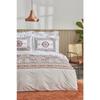 Aprika 100% Cotton Double Duvet Cover Set Tile